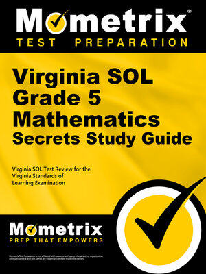 cover image of Virginia SOL Grade 5 Mathematics Secrets Study Guide